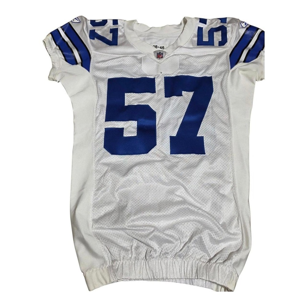 Dallas Cowboys Kevin Burnett #57 Reebok NFL Equipment Game Issued Jersey Size 46